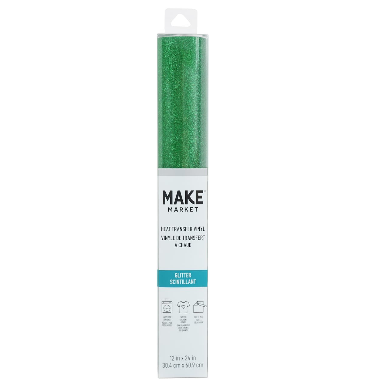 12 Pack: Glittery Heat Transfer Vinyl by Make Market®